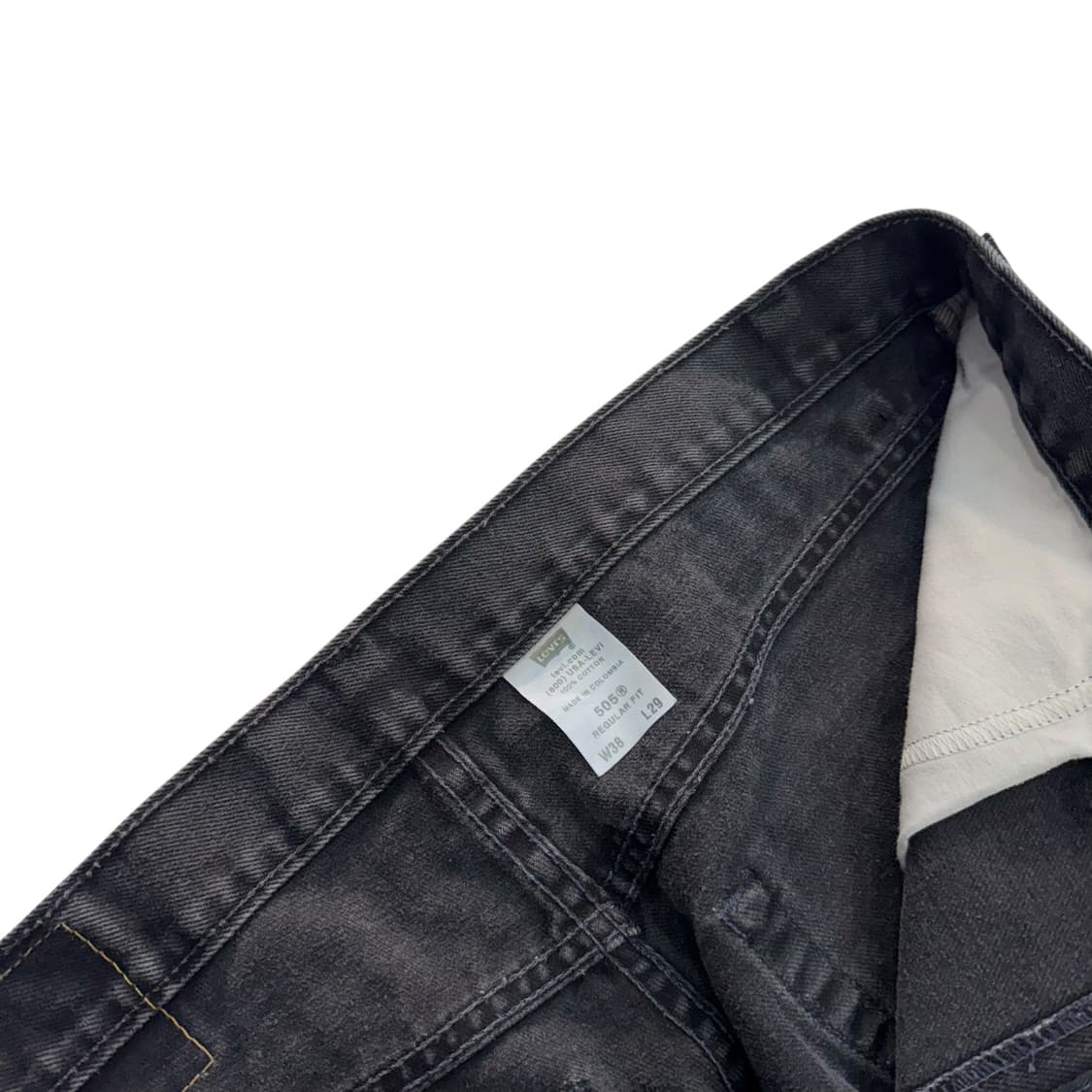 [37] 리바이스 505 블랙진 데님 청바지 [lv1107] 상품이미지4