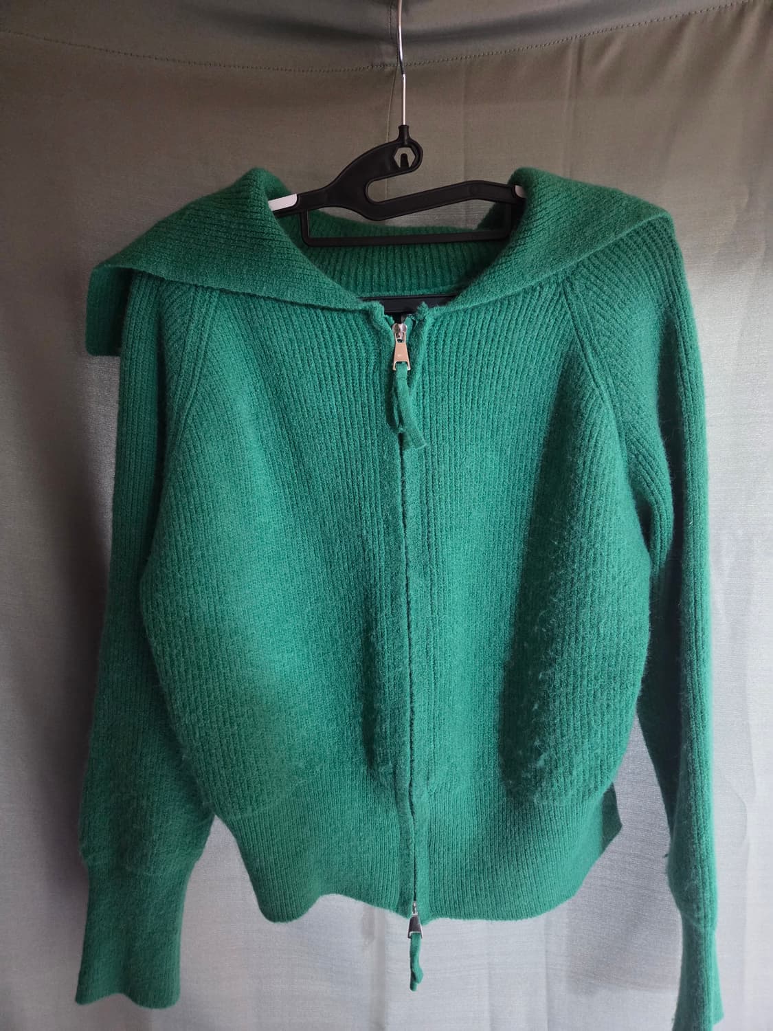 만원 급처! 빅카라 세일러 마린 니트 집업 가디건 상품이미지1