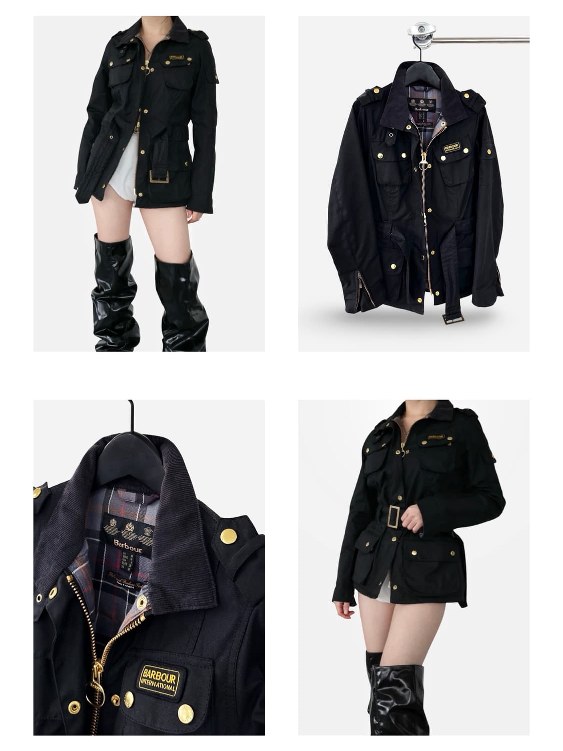 Barbour International Waxed Jacket 상품이미지1