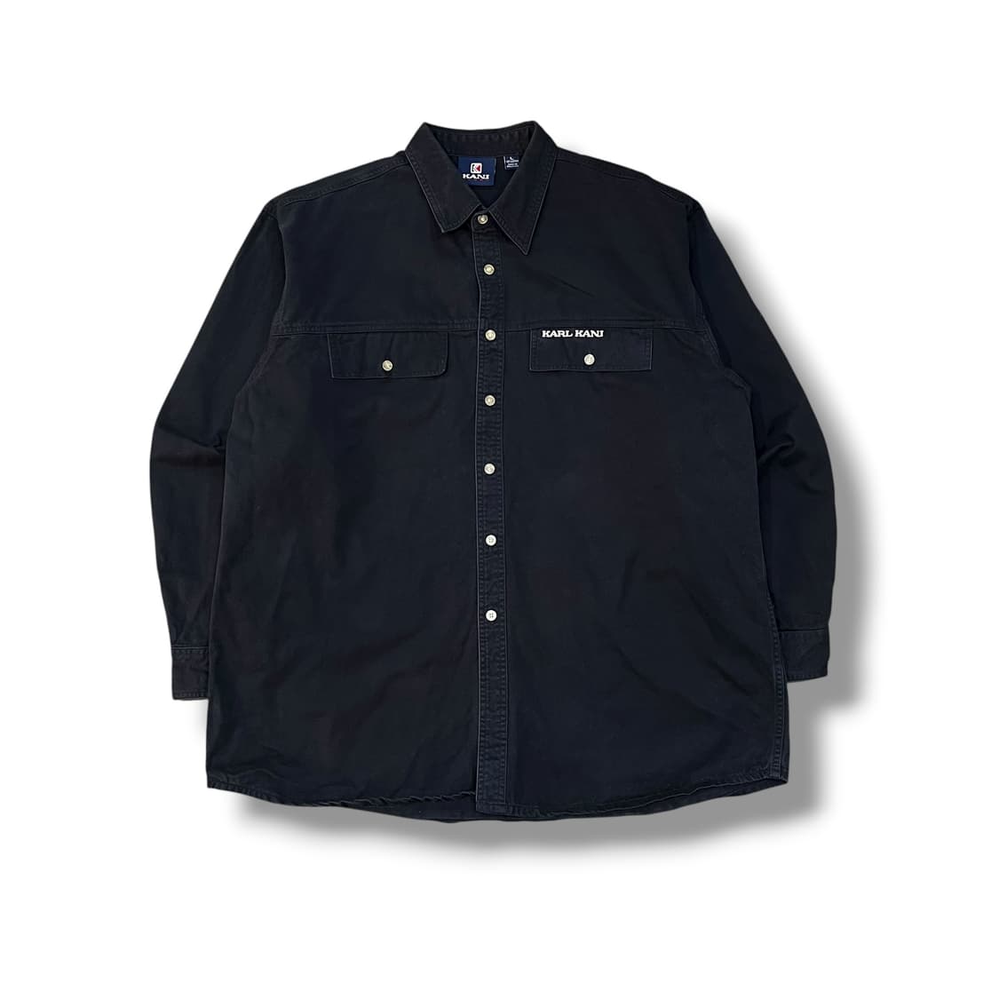  칼카니 자수로고 워크 셔츠 y14109 상품이미지2