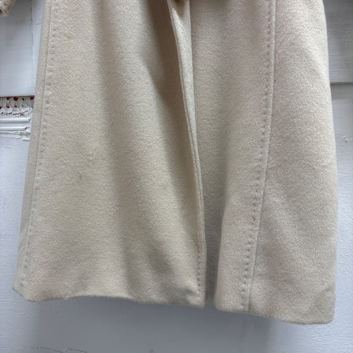 MAXMARA 막스마라 벨티드 로브 울 캐시 코트 (34) 상품이미지3