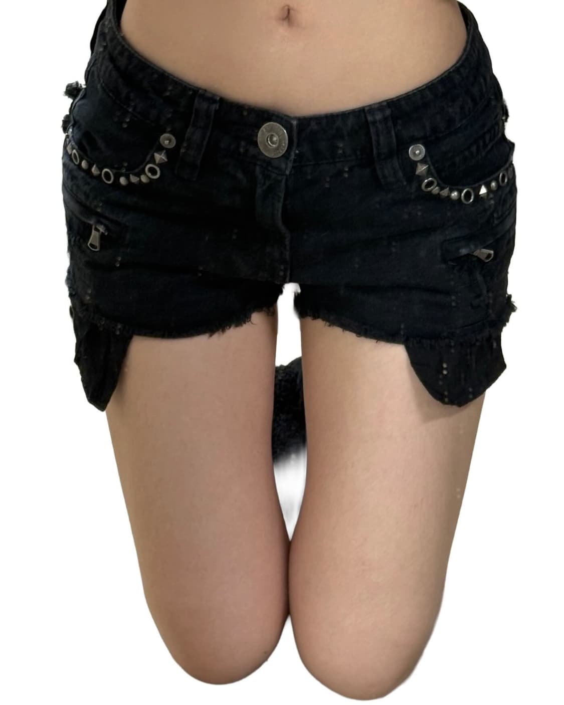 빈티지 갸루 펑크 맛 숏츠 상품이미지3