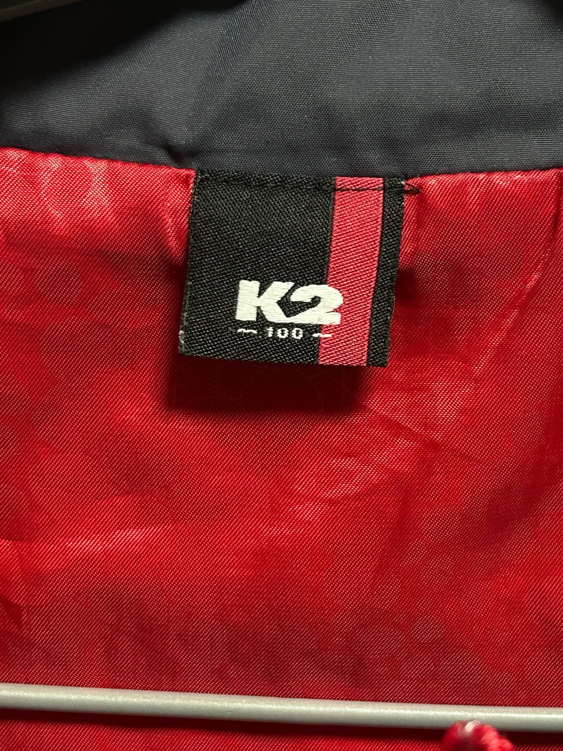 K2 바람막이 자켓 레드/네이비 100 상품이미지2