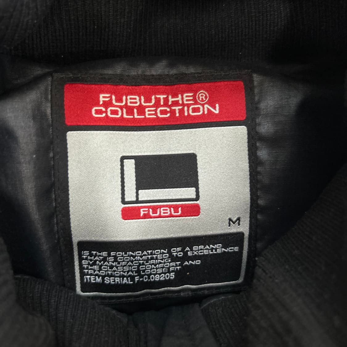 FUBU 후부 트랙 포인트 블랙 패딩  상품이미지6