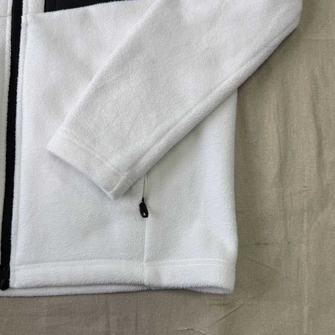 스파이더 us팀 화이트 후리스 집업 자켓 M 상품이미지3