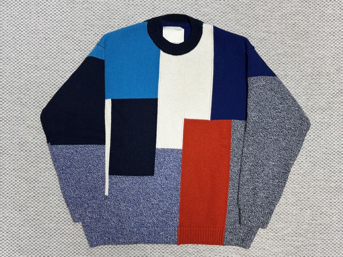 [M] 자라X스튜디오니콜슨 컬러블록 스웨터 니트 상품이미지3