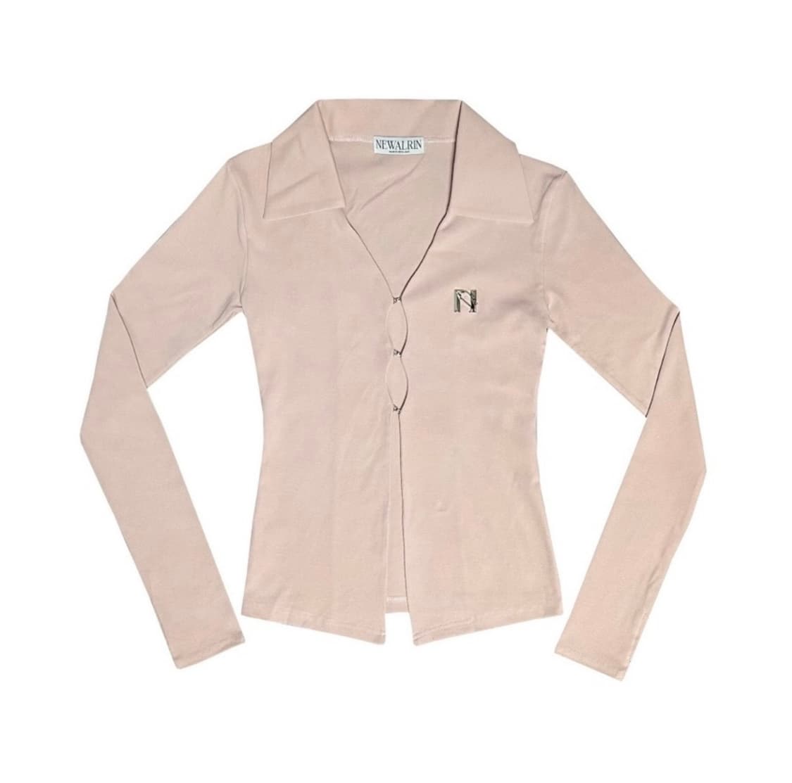 뉴얼린 셔츠탑 피치 상품이미지1