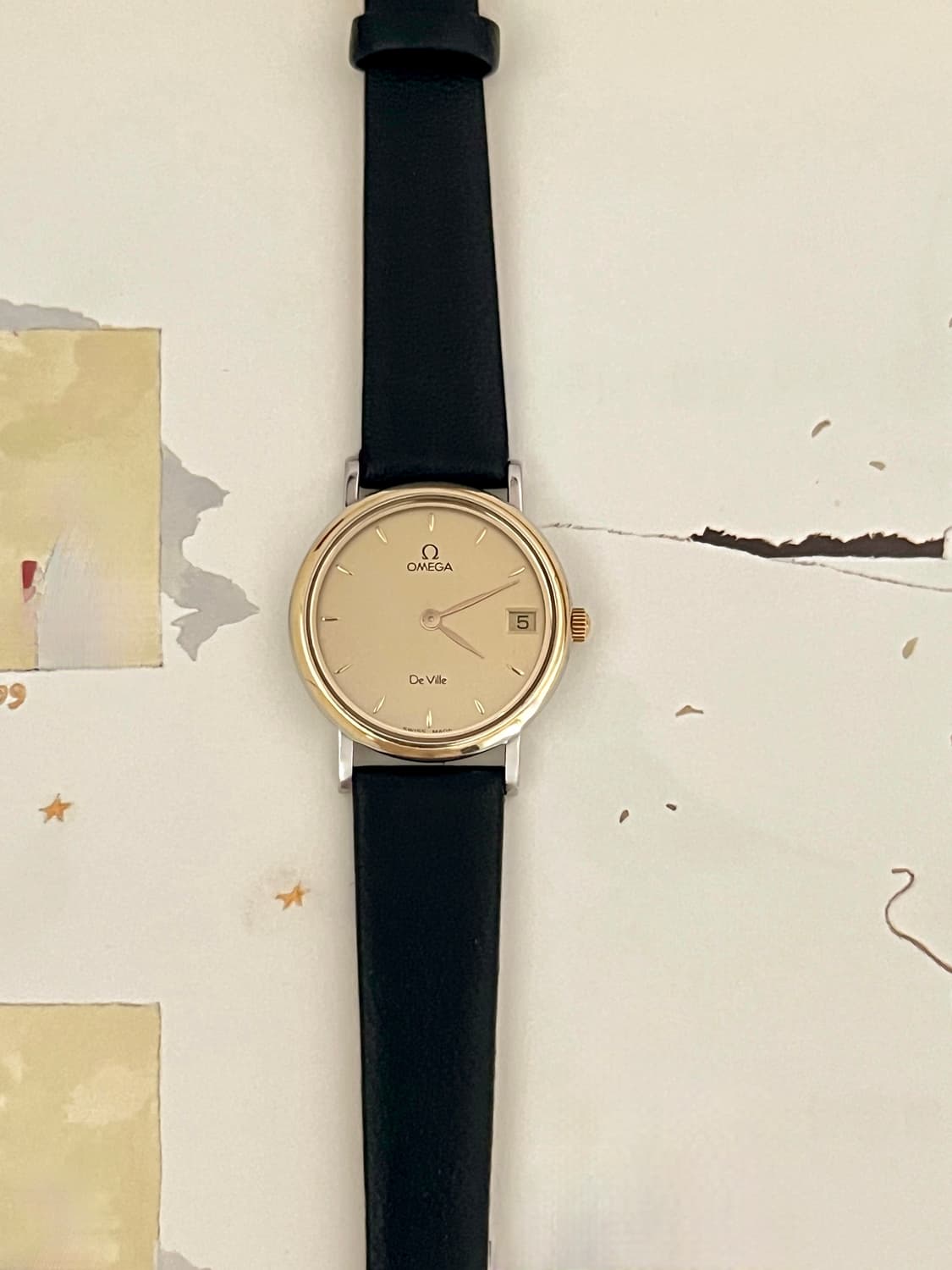오메가 드빌  라운드 콤비 여성 시계 / 정품감정. 오버홀  상품이미지7