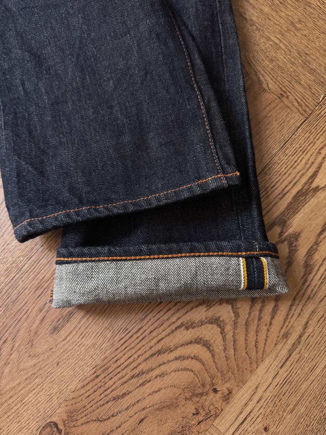 [30]Pherrow's 466 페로우즈 일본제 셀비지 데님팬츠 데드스탁 상품이미지6