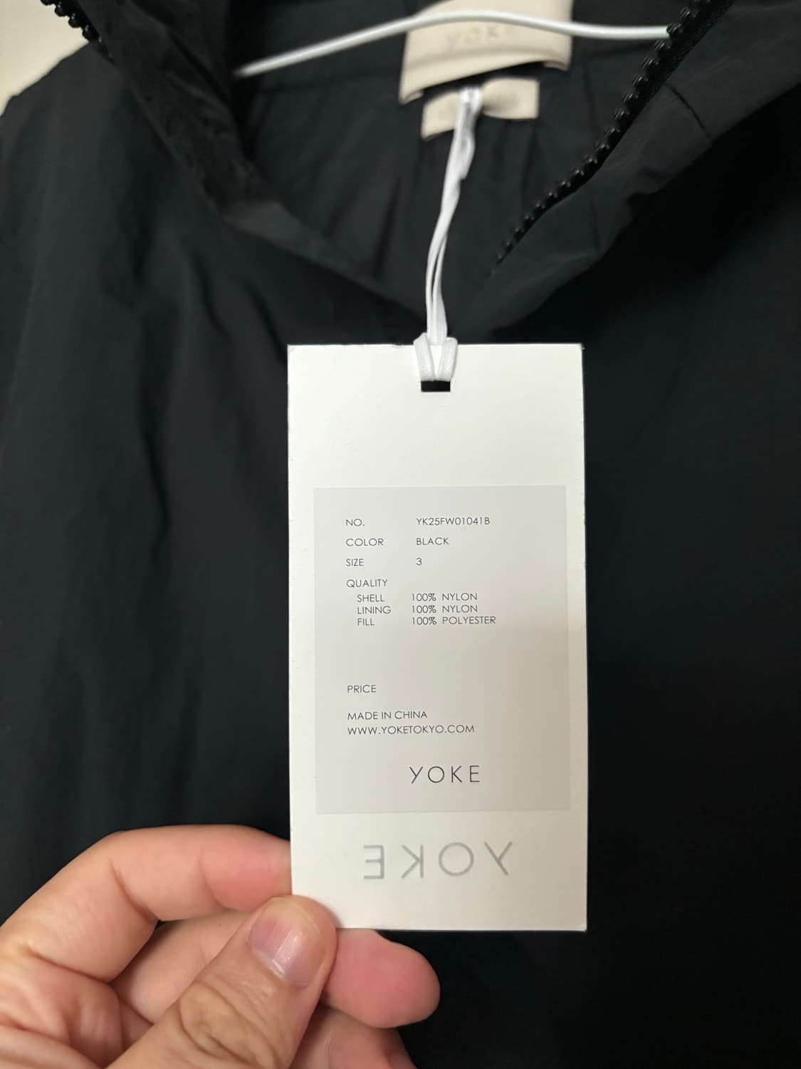 [3] yoke 요크 나일론 푸퍼 25fw 상품이미지5