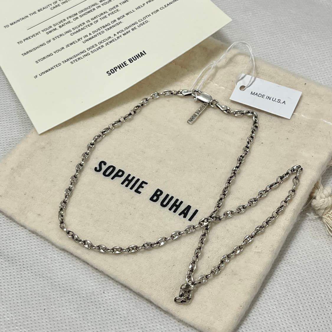소피부하이 26ss 델리케이트 체인 목걸이/실버 상품이미지1