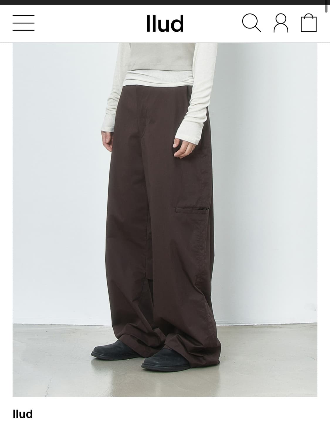 Llud incisions pocket pants 상품이미지1