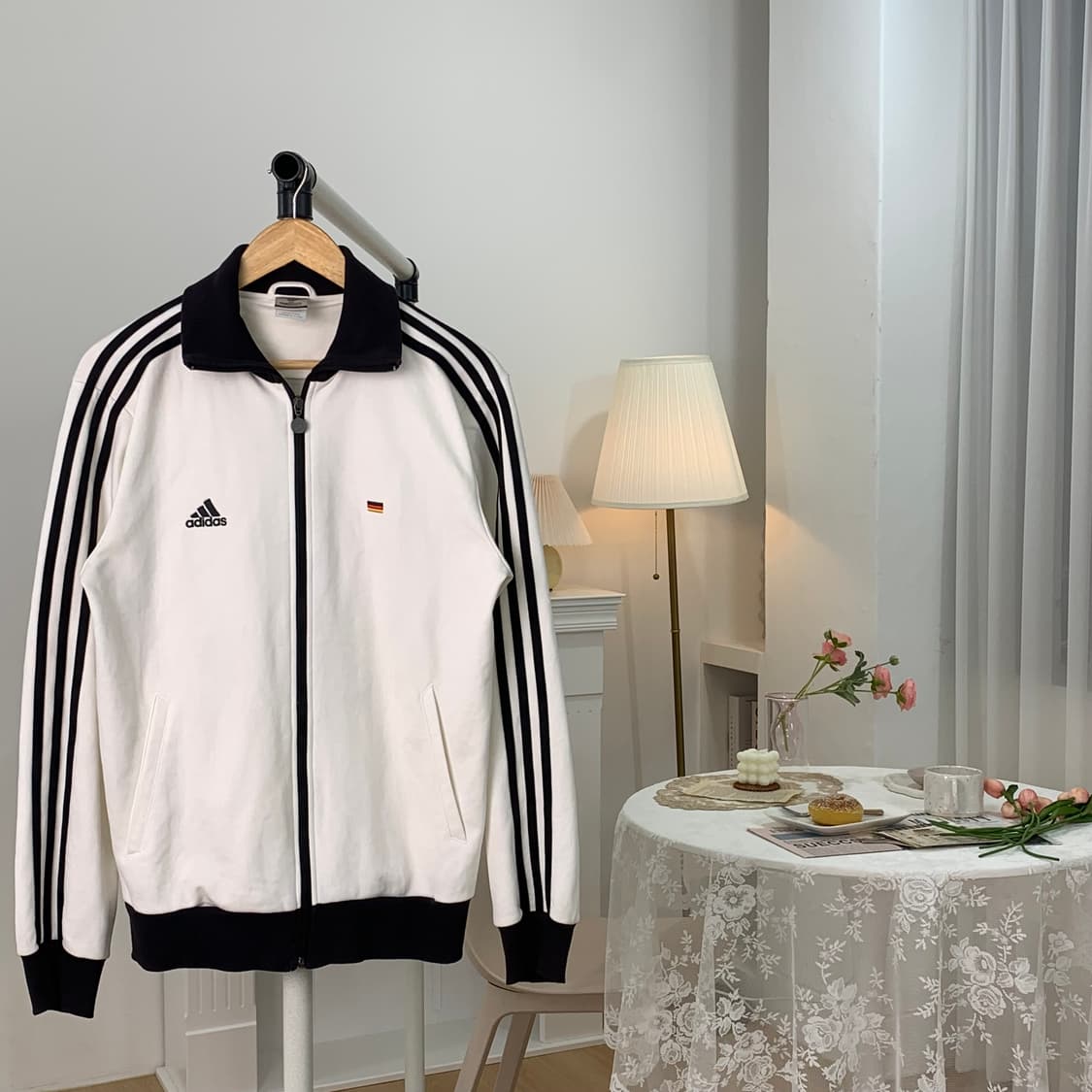 아디다스 독일 축구 져지 집업 트랙탑 상품이미지4