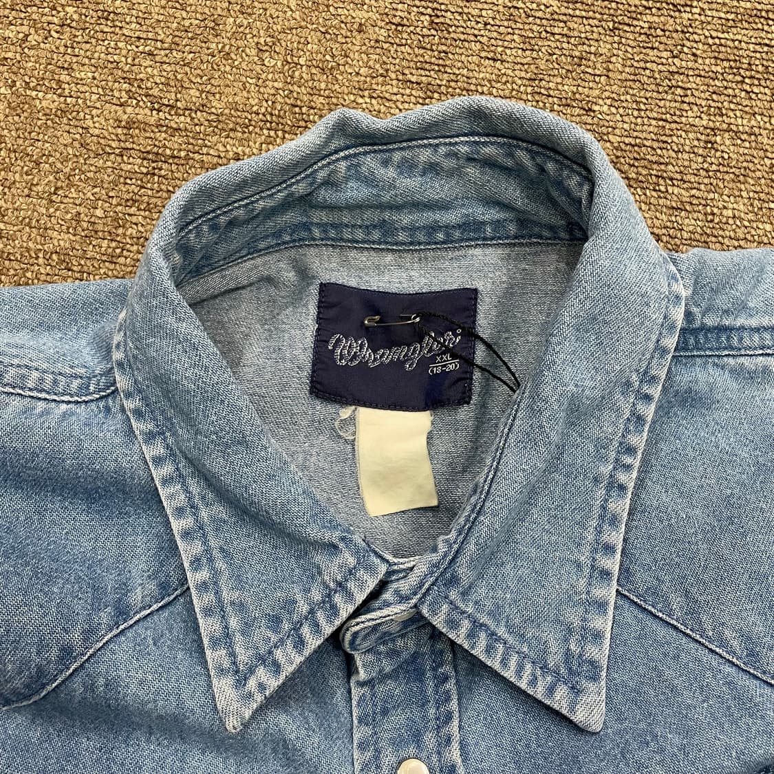 (2XL) Wrangler 랭글러 웨스턴 데님 셔츠 상품이미지8