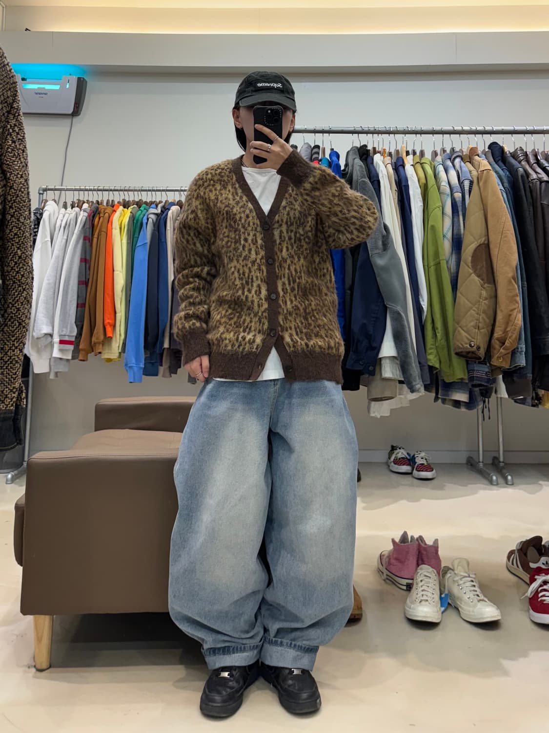 애즈이프캘리 레오파드 가디건 상품이미지9