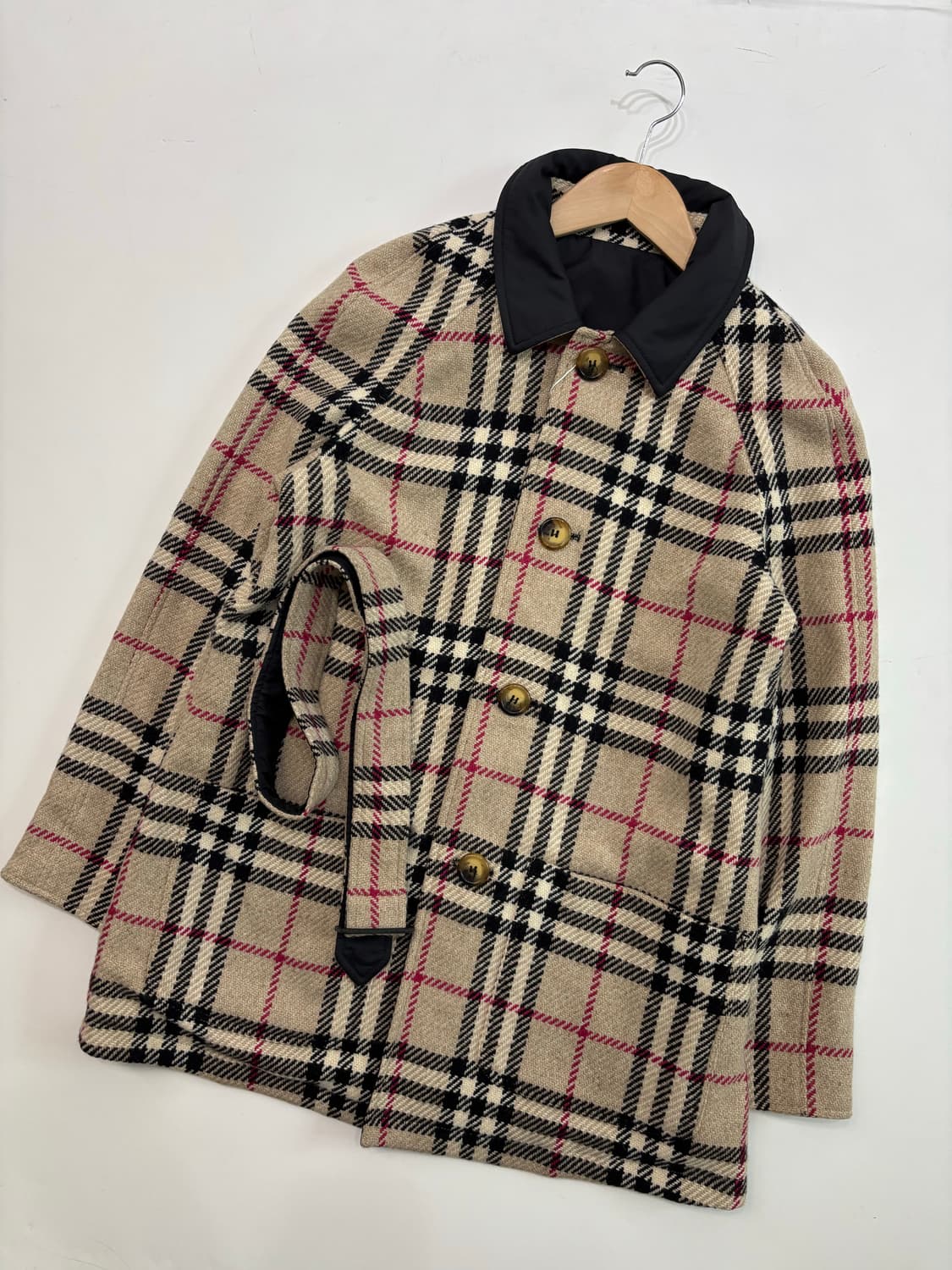 Burberry 런던 노바체크 리버시블 울 자켓 상품이미지4