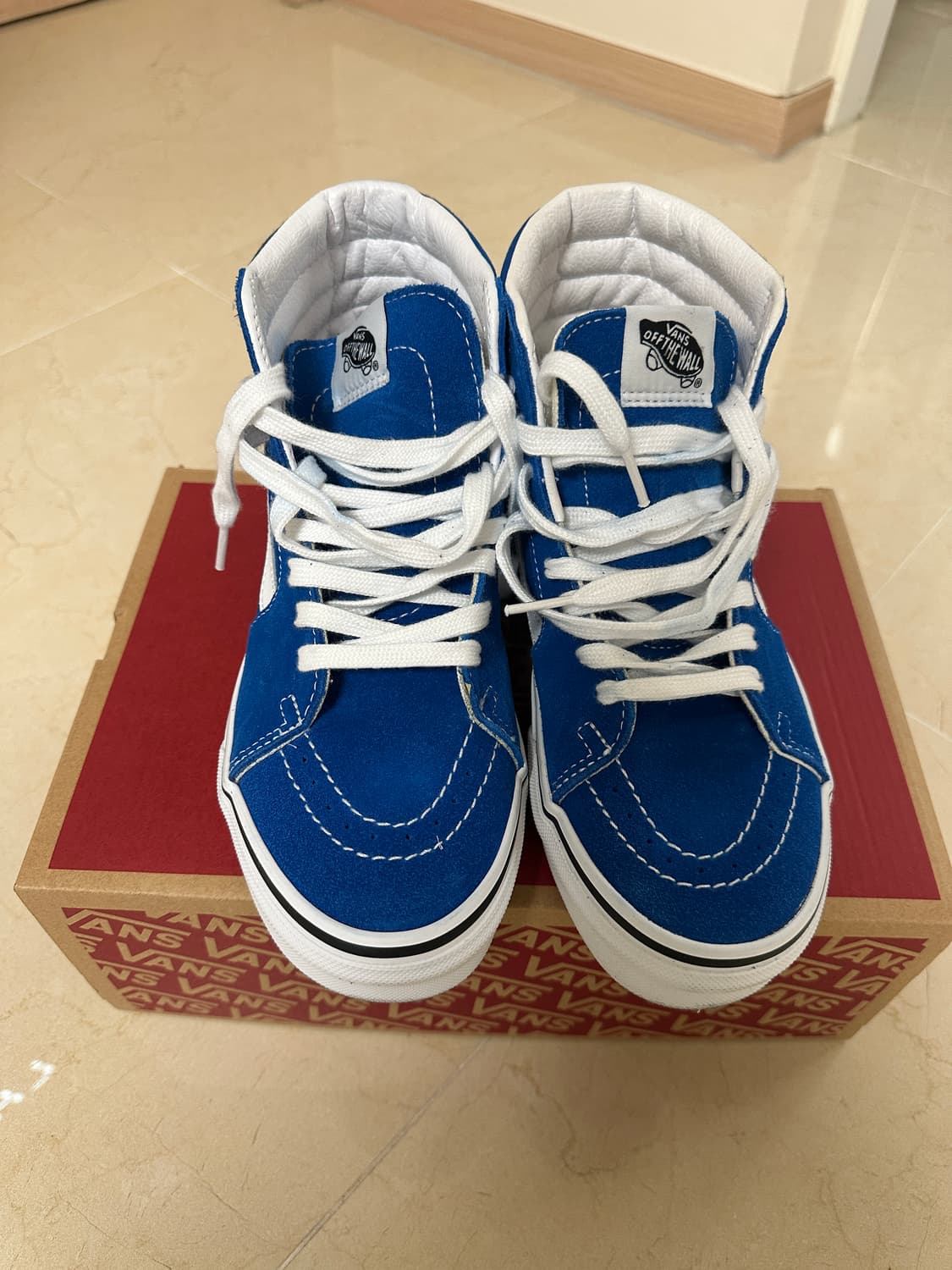 반스 스케이트 하이탑 스니커즈 블루 (240)   상품이미지1