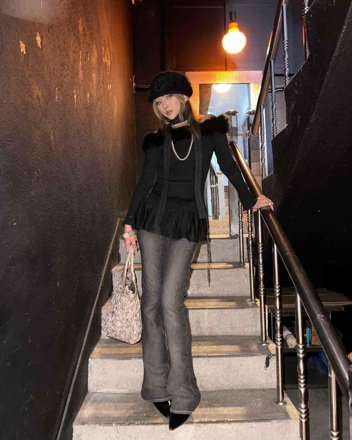 데님 부츠컷 팬츠 상품이미지5