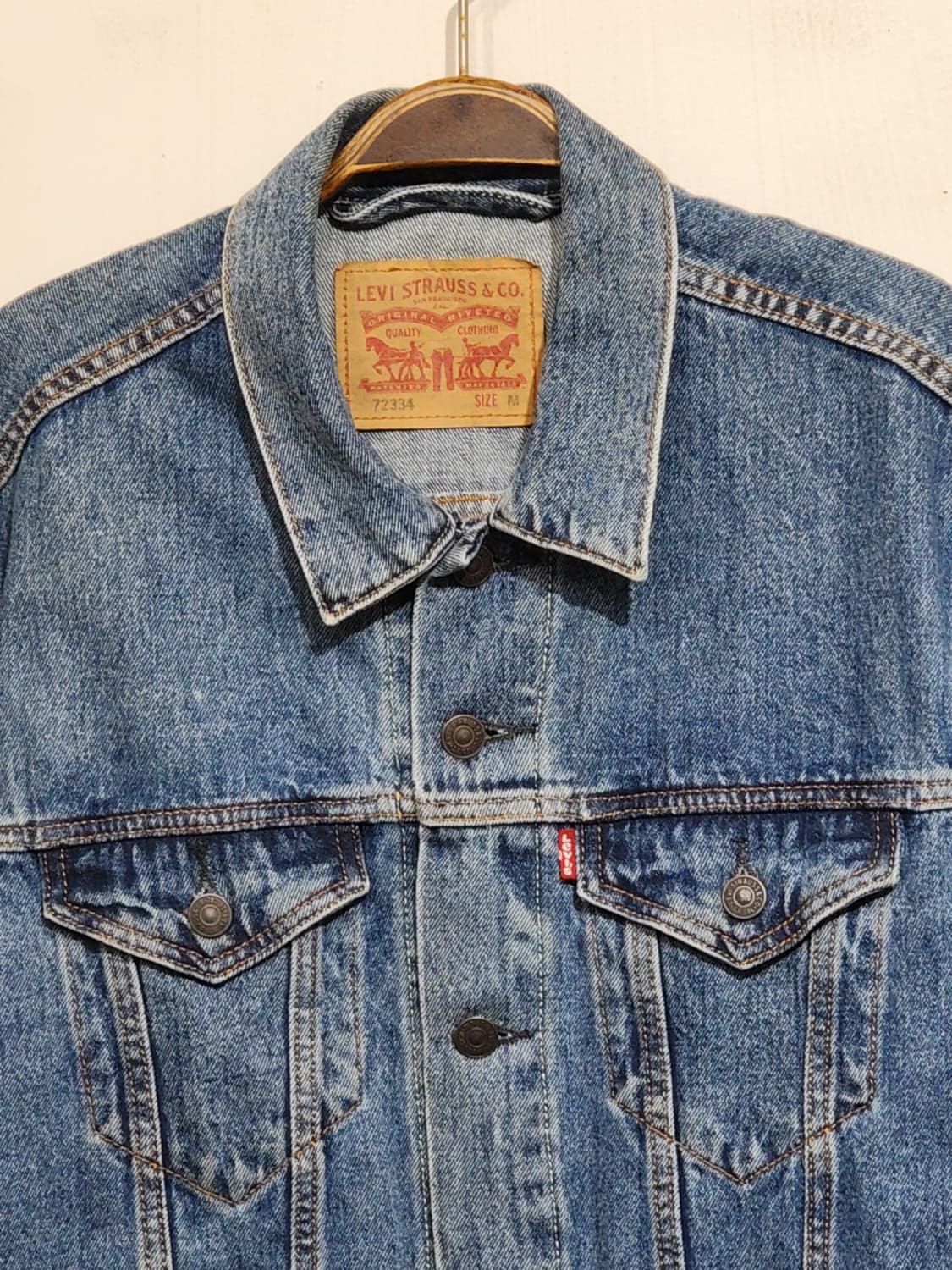 (M) 리바이스 청자켓 연중청 데님자켓 레드탭  상품이미지2