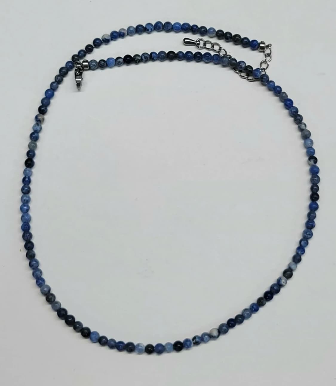 천연 원석 소달라이트 목걸이 그레이블루 초커 상품이미지1