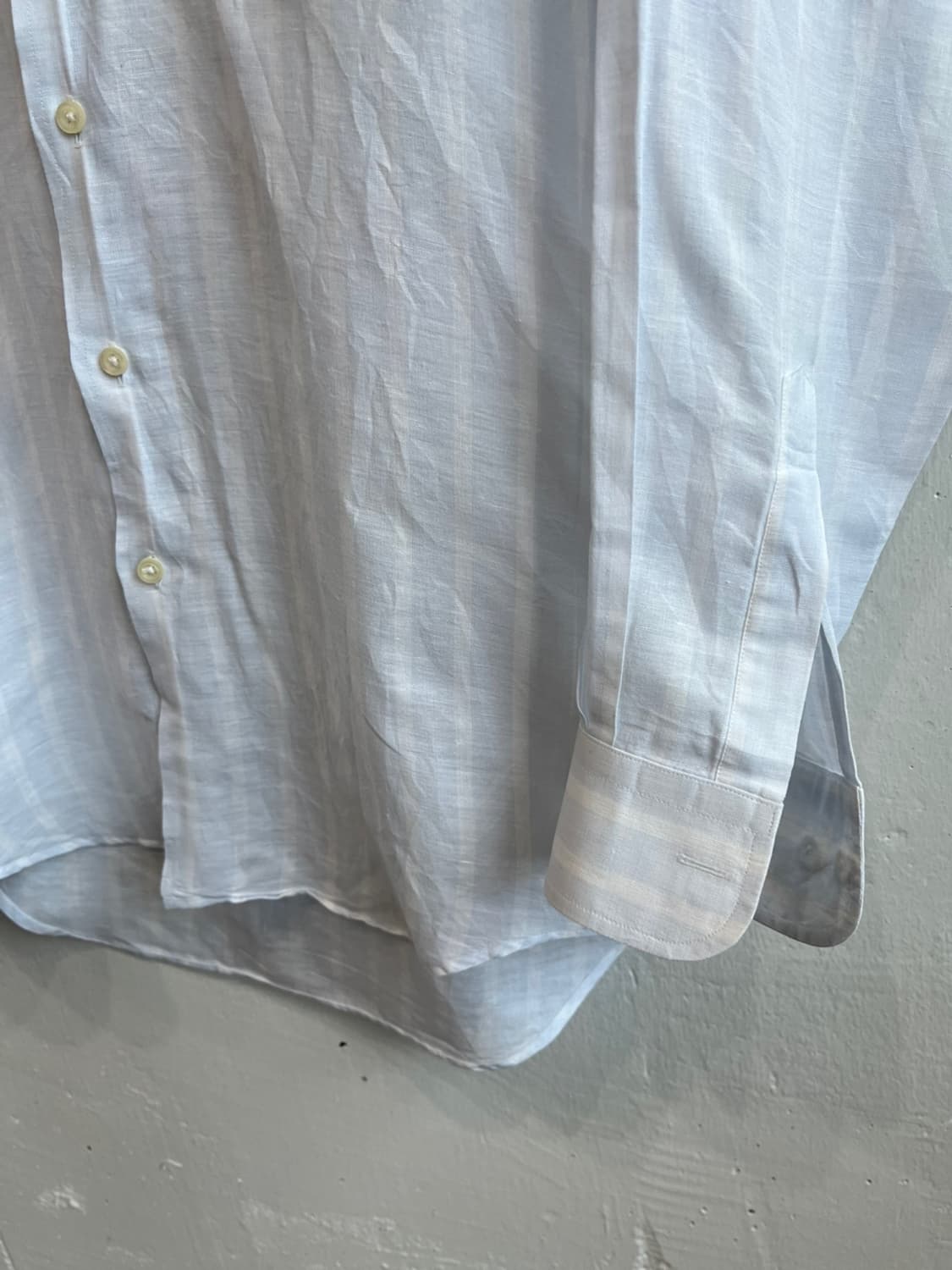 LANVIN 랑방 린넨 셔츠 Made in JAPAN (M) 상품이미지3