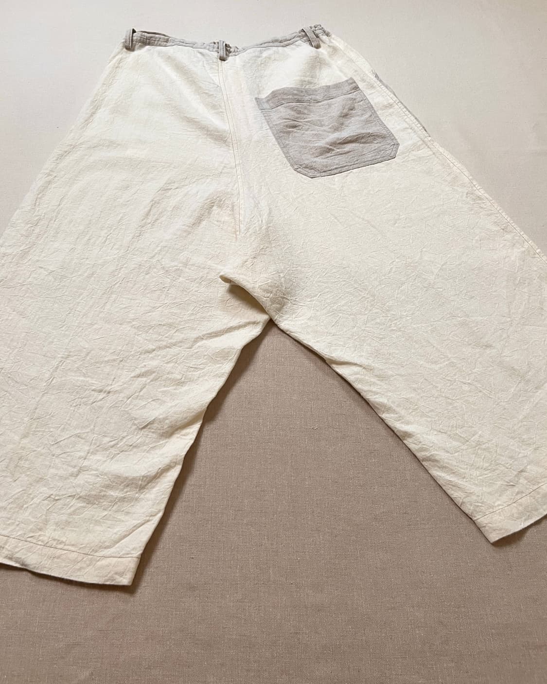요지야마모토 Y’s 사루엘 와이드팬츠 Yohji yamamoto 샘플 상품이미지5