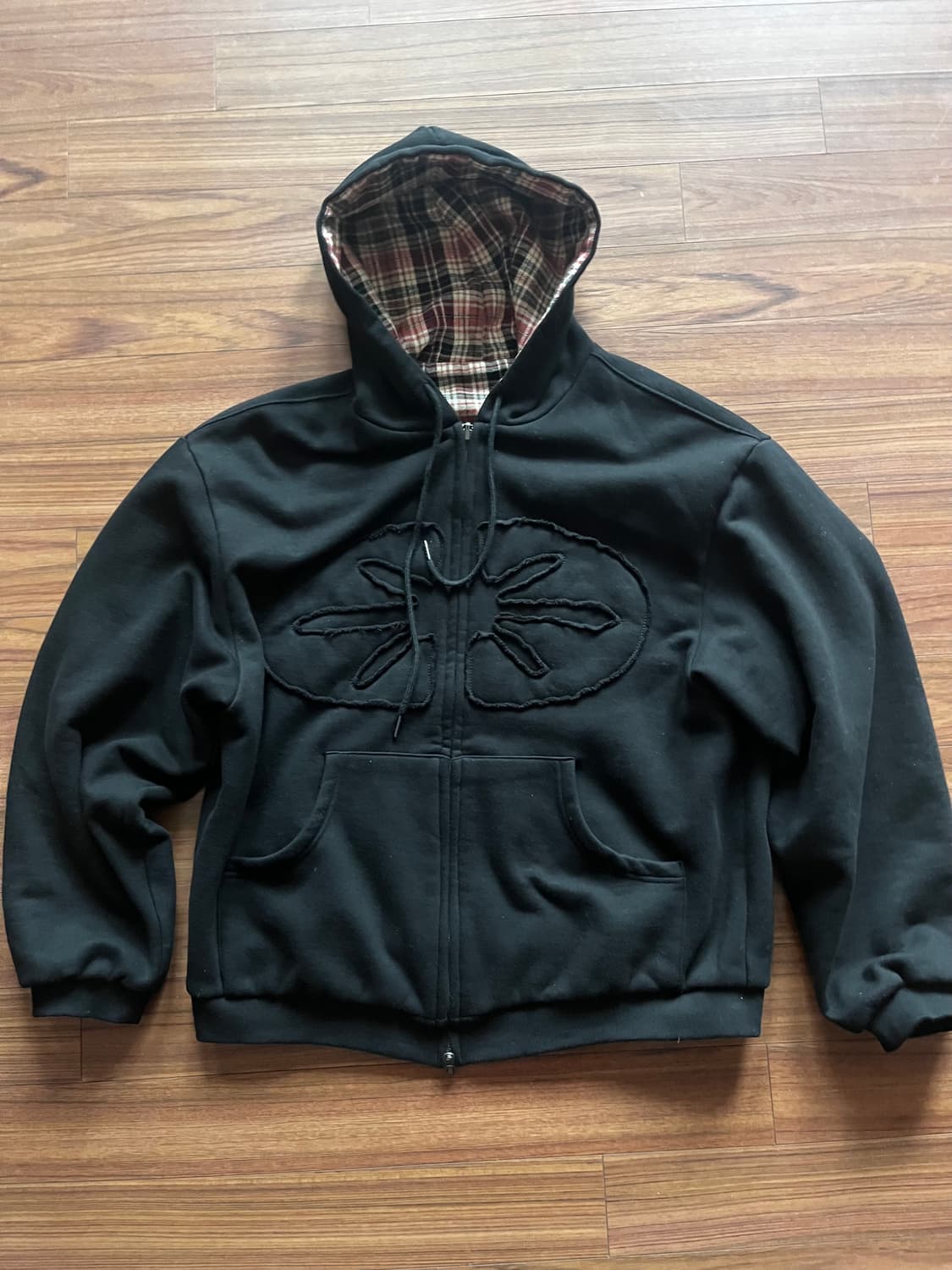 ERTR 이알티알 리버시블 후드집업 레드 L 상품이미지1