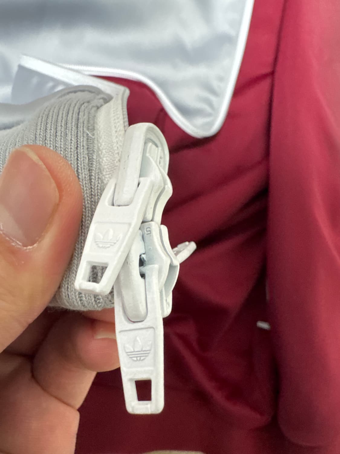  아디다스 X 휴먼메이드 리버서블 트랙 자켓 버건디 상품이미지5