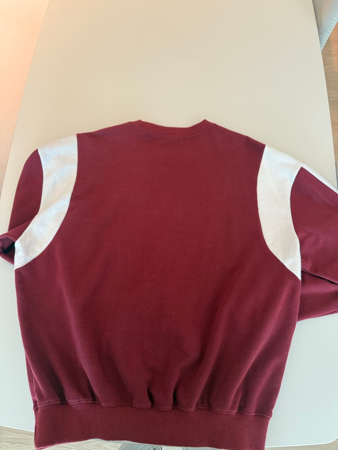 버건디 맨투맨 남여공용 Free 상품이미지2