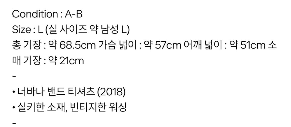 너바나(NIRVANA) 티셔츠 상품이미지5