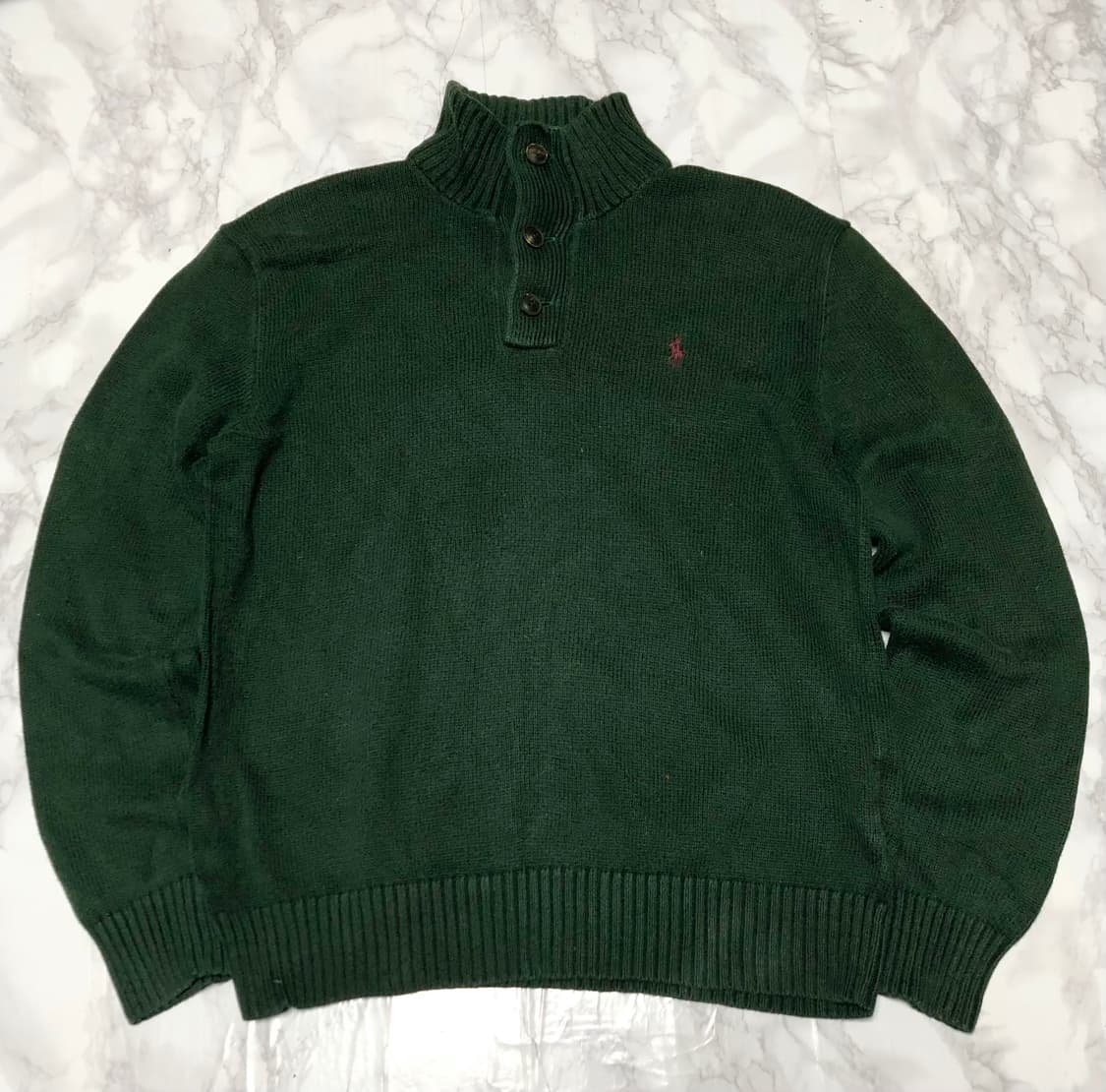 폴로 랄프로렌 딥그린 니트 희귀 상품이미지1