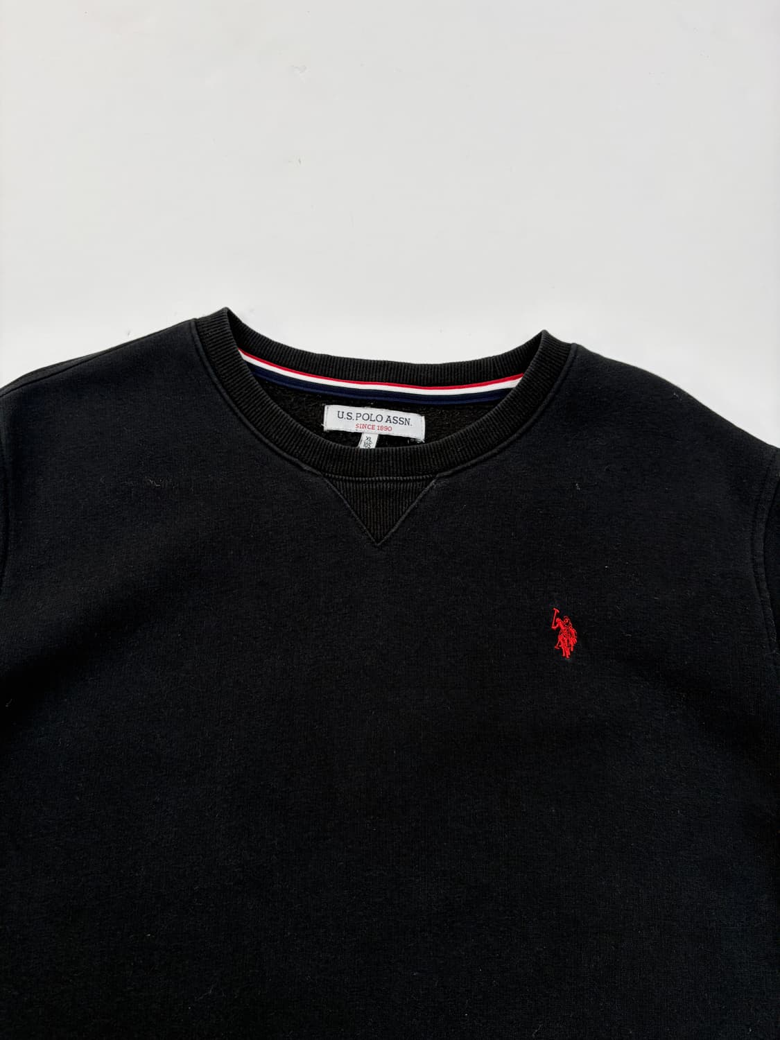US Polo Assn 블랙 맨투맨 상품이미지2