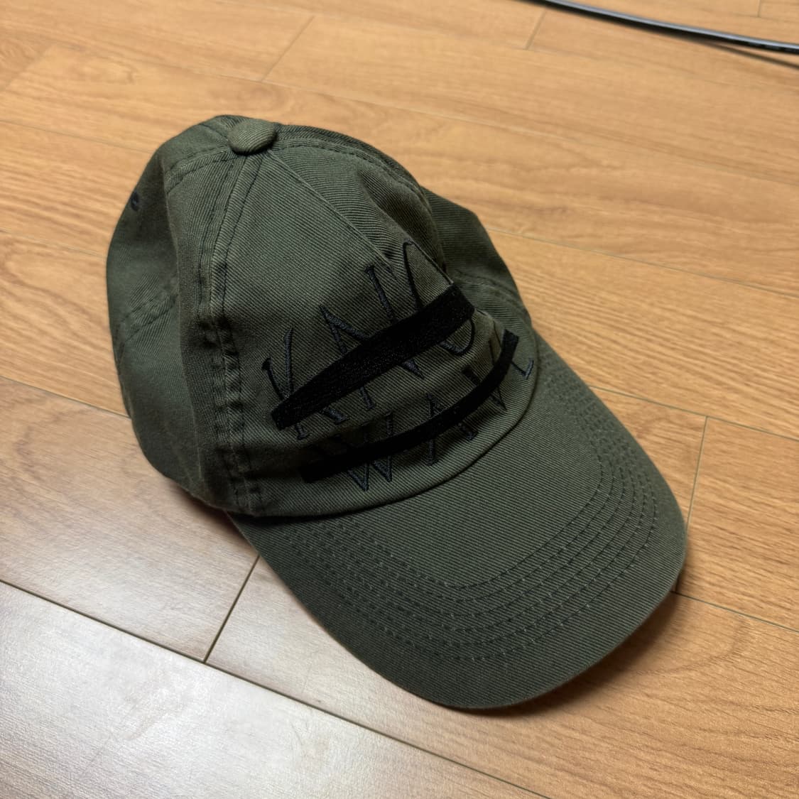 노우웨이브 빅로고 엠브로더리 볼캡(카키) 상품이미지2