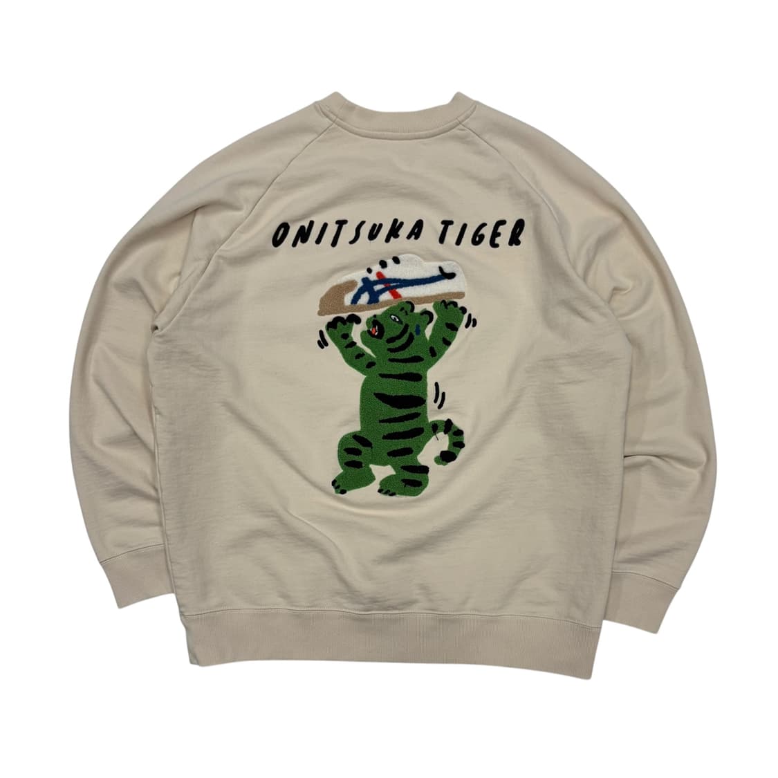 Onitsuka Tiger 오니츠카타이거 호랑이 그래픽 맨투맨 M 상품이미지1
