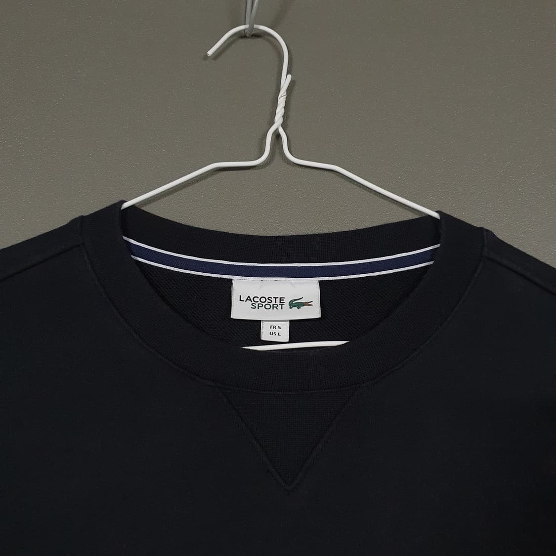 105 (XL) 라코스테 스포츠 신형 크록 멘투맨 블랙 스웻셔츠 상품이미지4