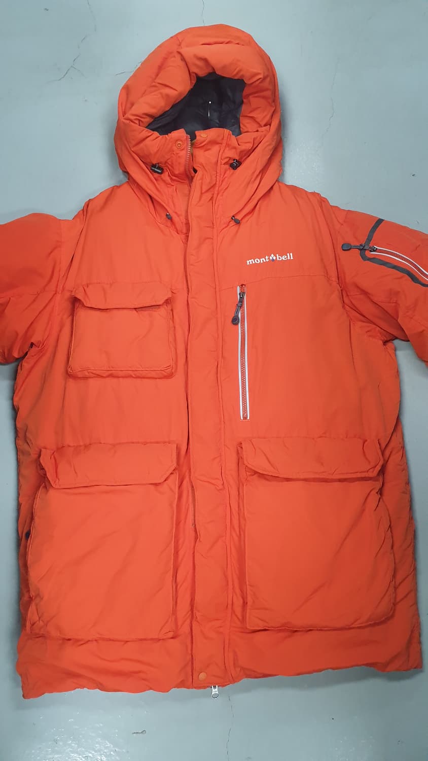 몽벨 오렌지 대장 패딩 XL 상품이미지3