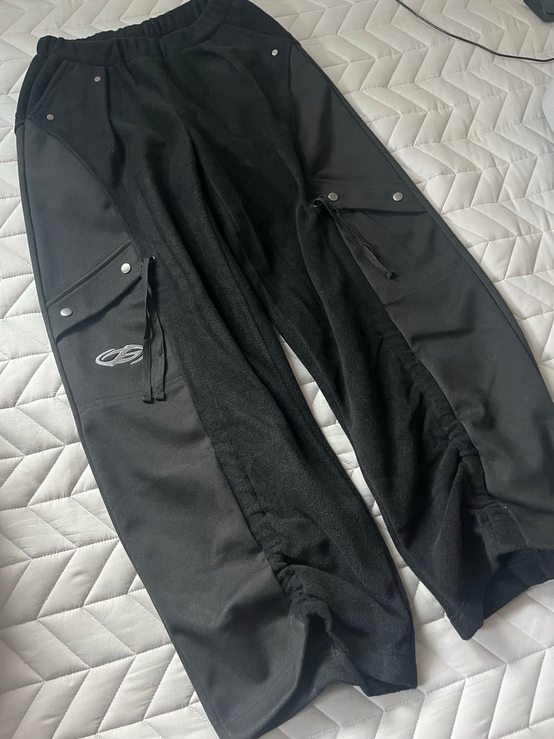 허그유어스킨 플리스 와이드 팬츠 상품이미지5