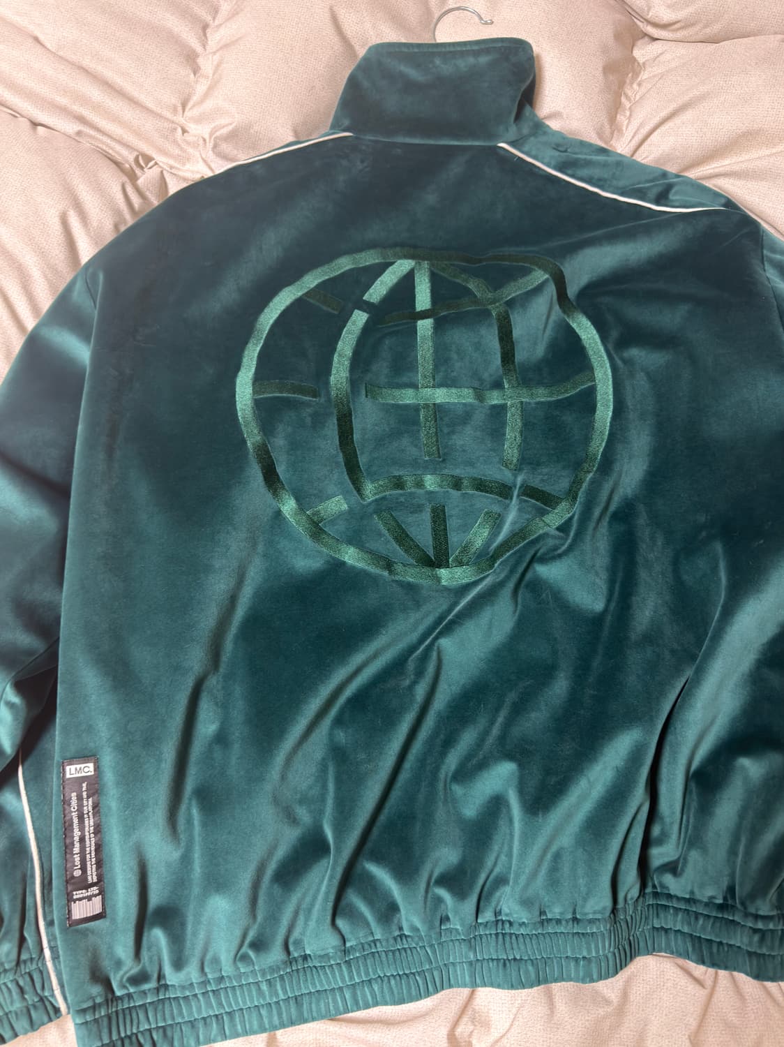 급처 LMC 벨루어 벨벳 트랙 자켓 L 판매 상품이미지3
