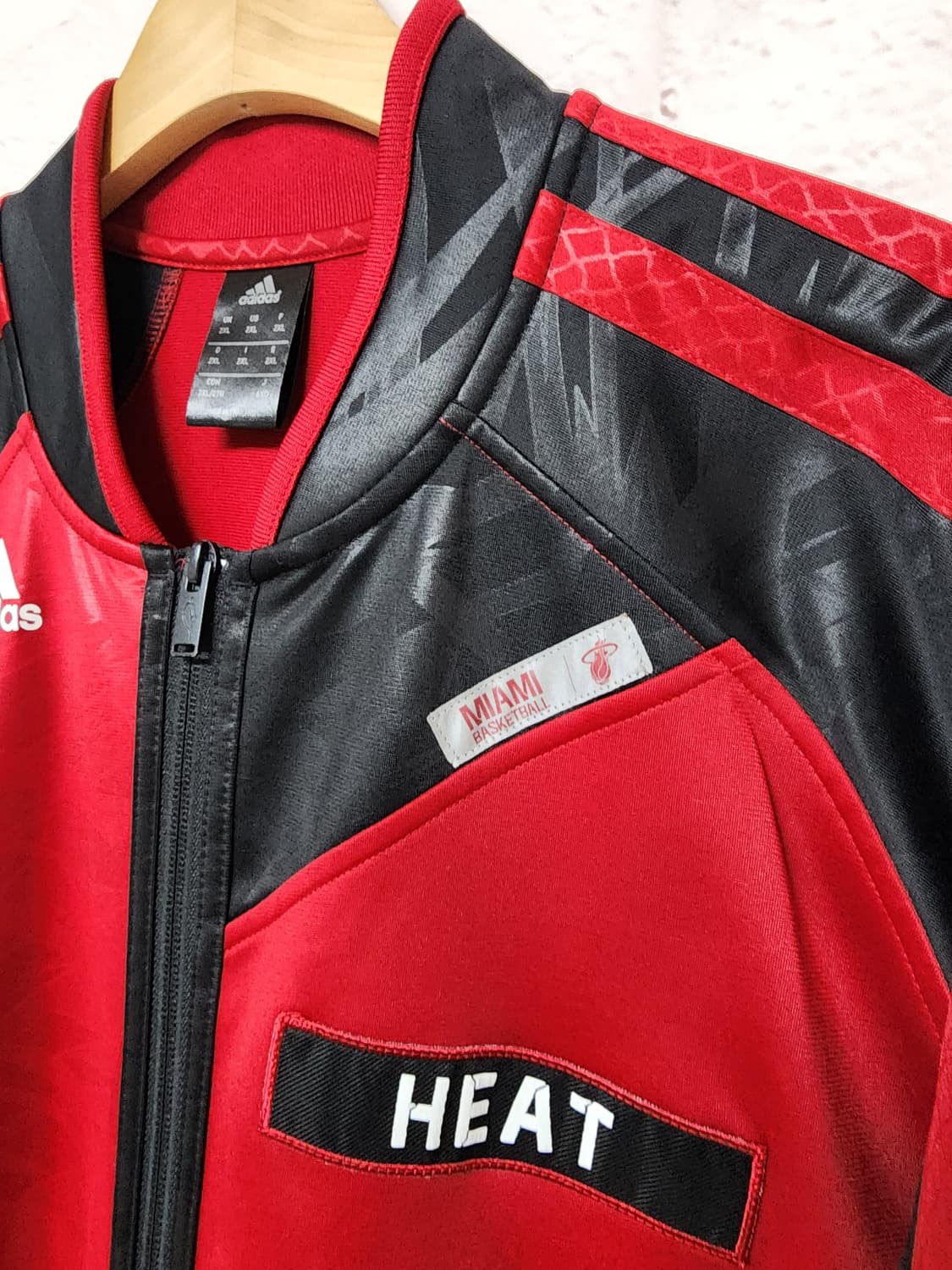아디다스 NBA 마이애미 HEAT 트랙 자켓 상품이미지2