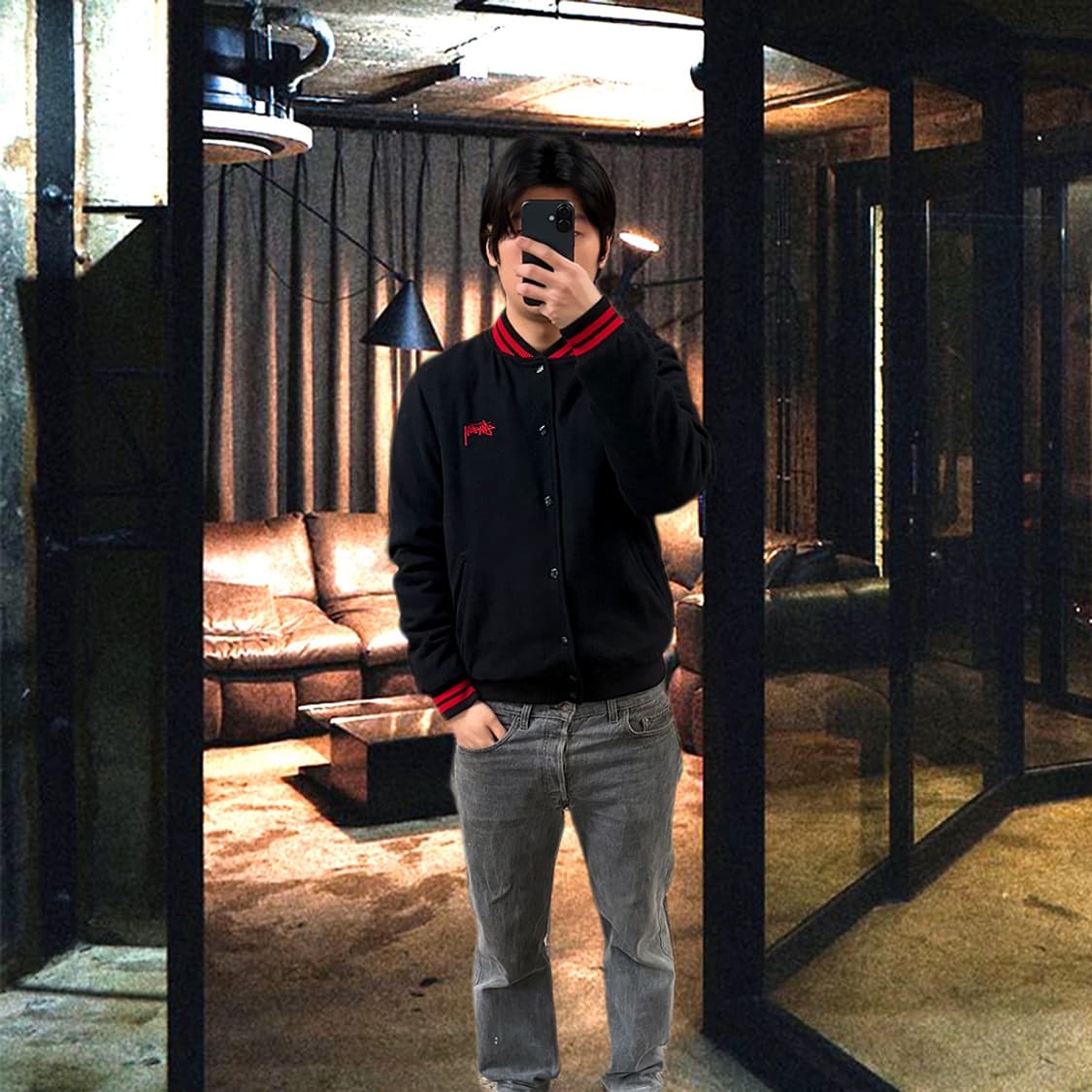 스투시 울 바시티 자켓 [S] 상품이미지1