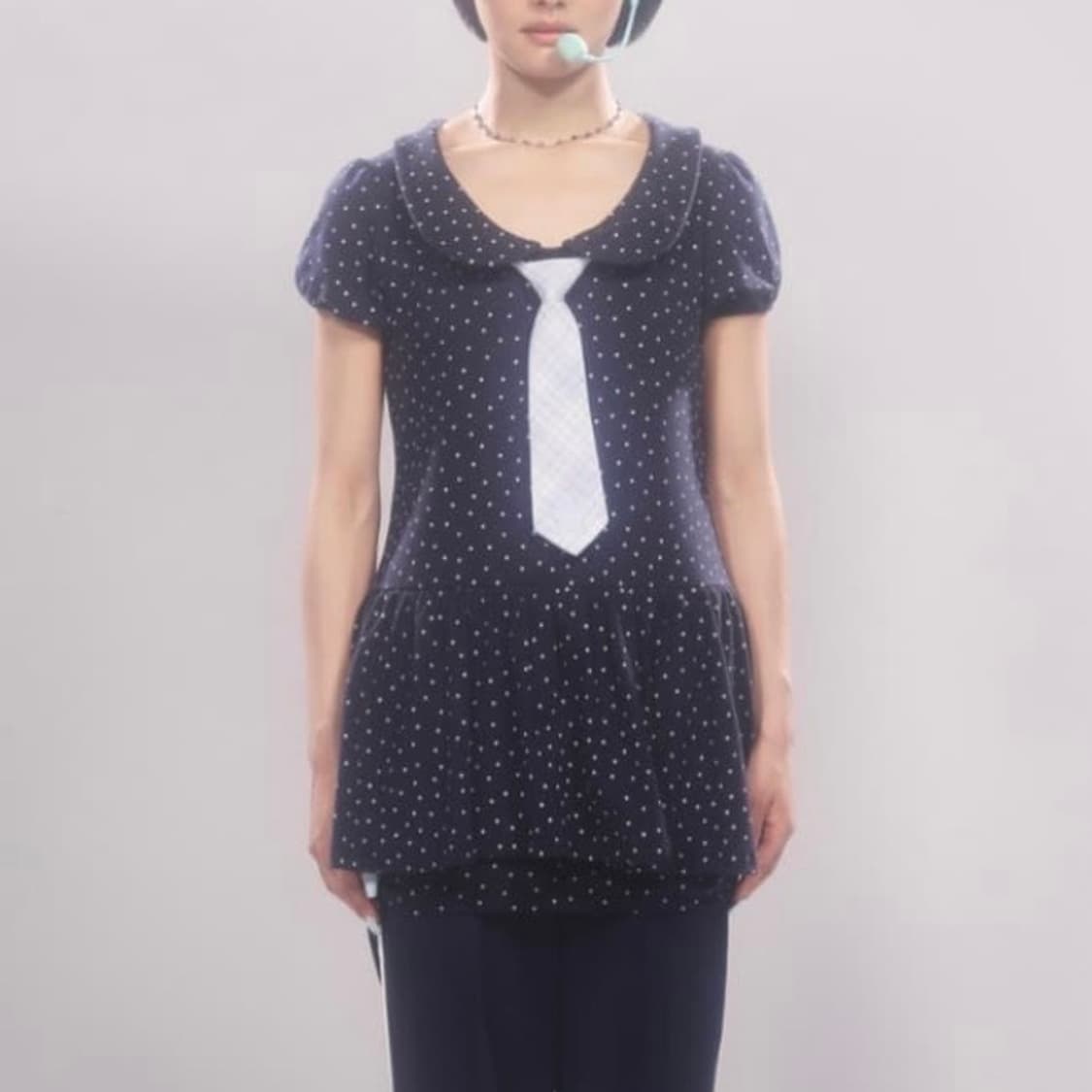 Pure & Ethereal Star Jersey Dress(Navy) 상품이미지1
