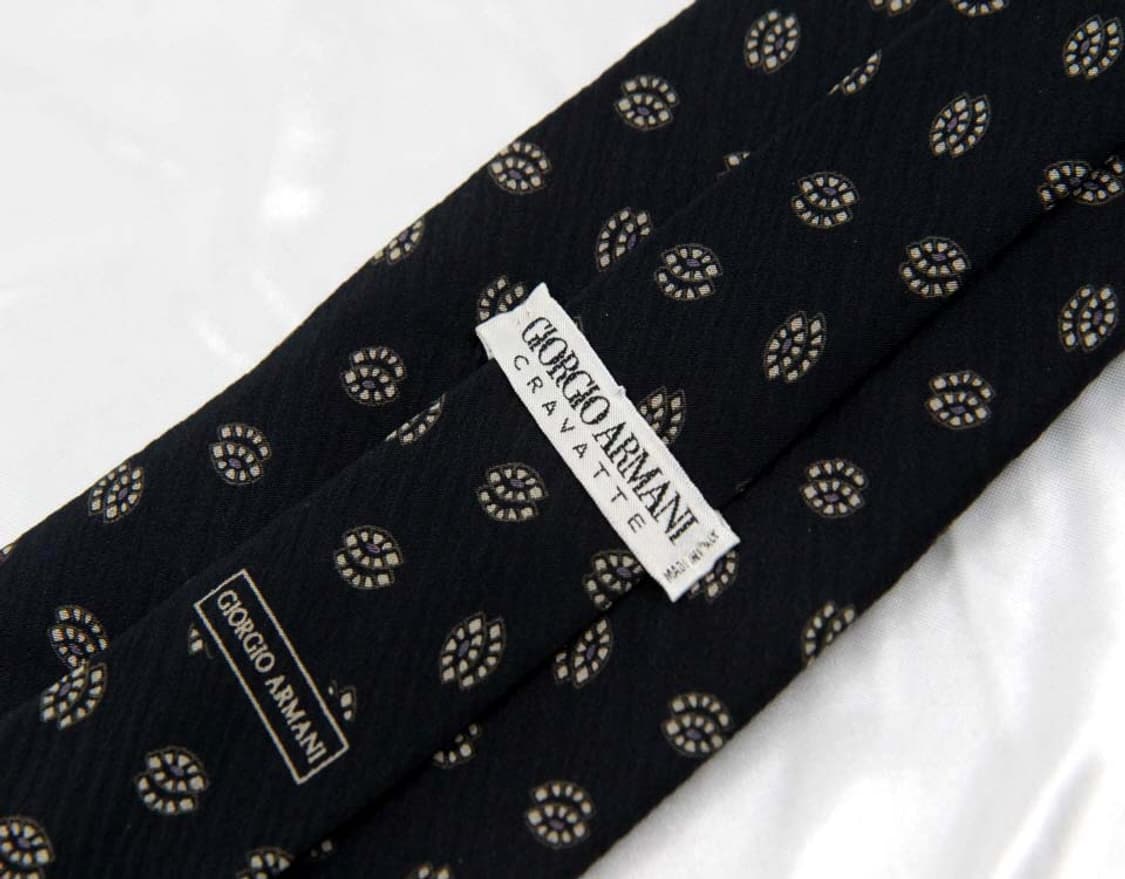 알마니 9.4cm A등급 클래식 남자 명품 넥타이 상품이미지3