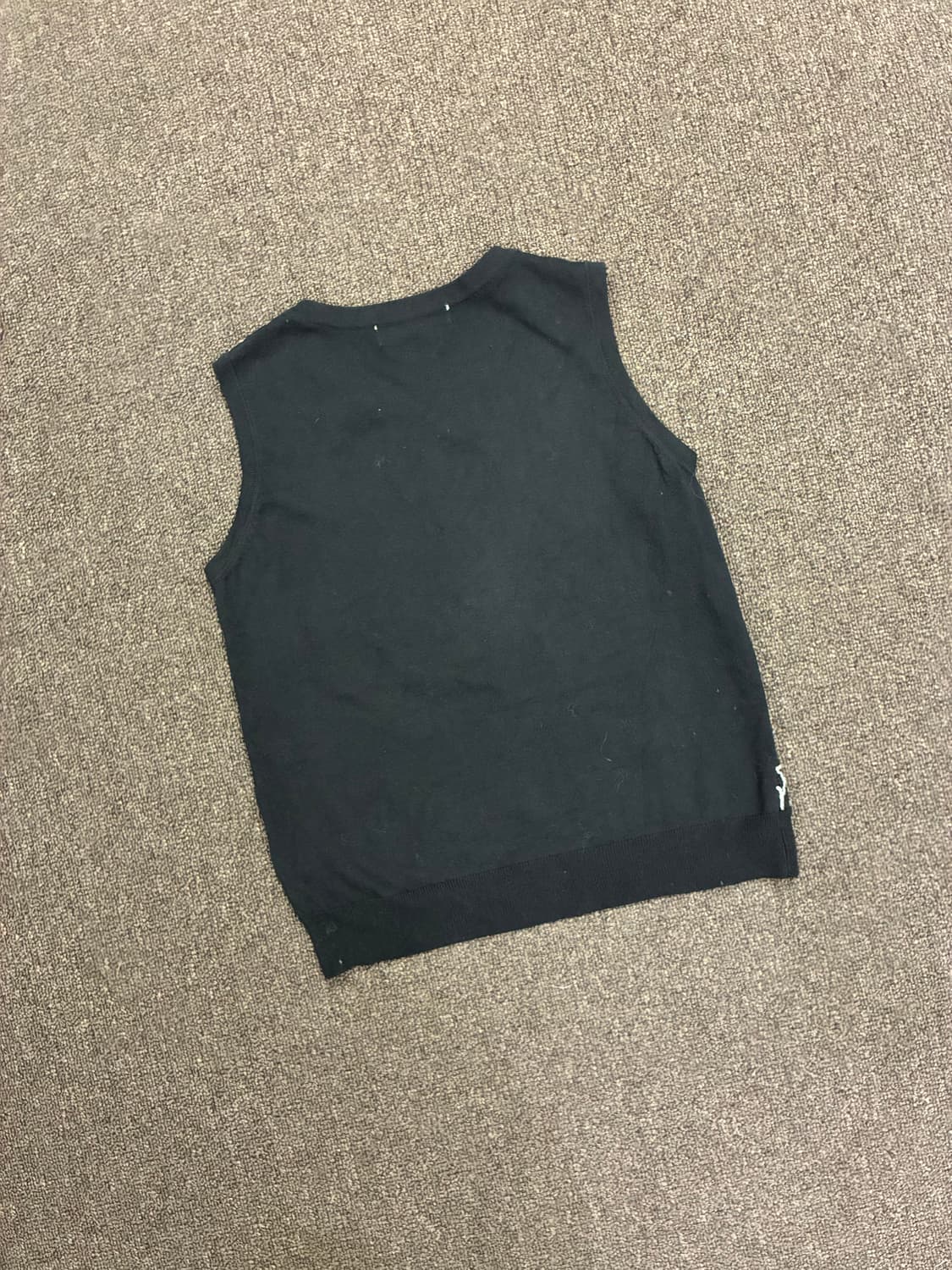 2)Japanese vintage 여성 꽃자수 펀칭 디자인 나시 상품이미지8