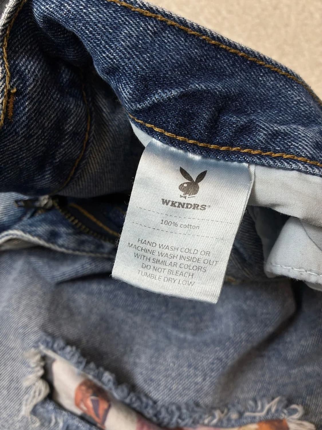 위켄더스 x 플레이보이 24ss 커버 데님 팬츠 PN7006 상품이미지10