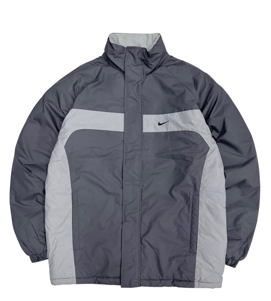 00s 나이키 올드스쿨 패딩 점퍼 그레이 (XL)  상품이미지1