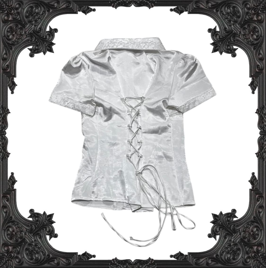 back corset blouse 상품이미지1