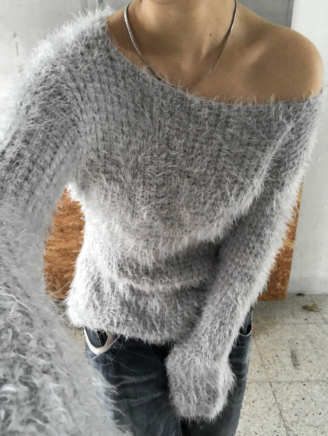 fur knit pullover 상품이미지5