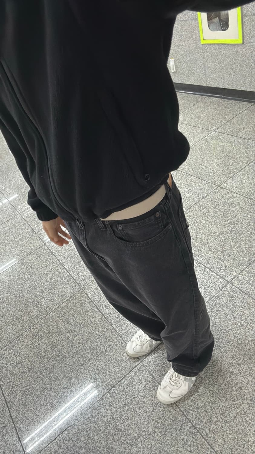 리바이스 578배기 흑청 상품이미지9