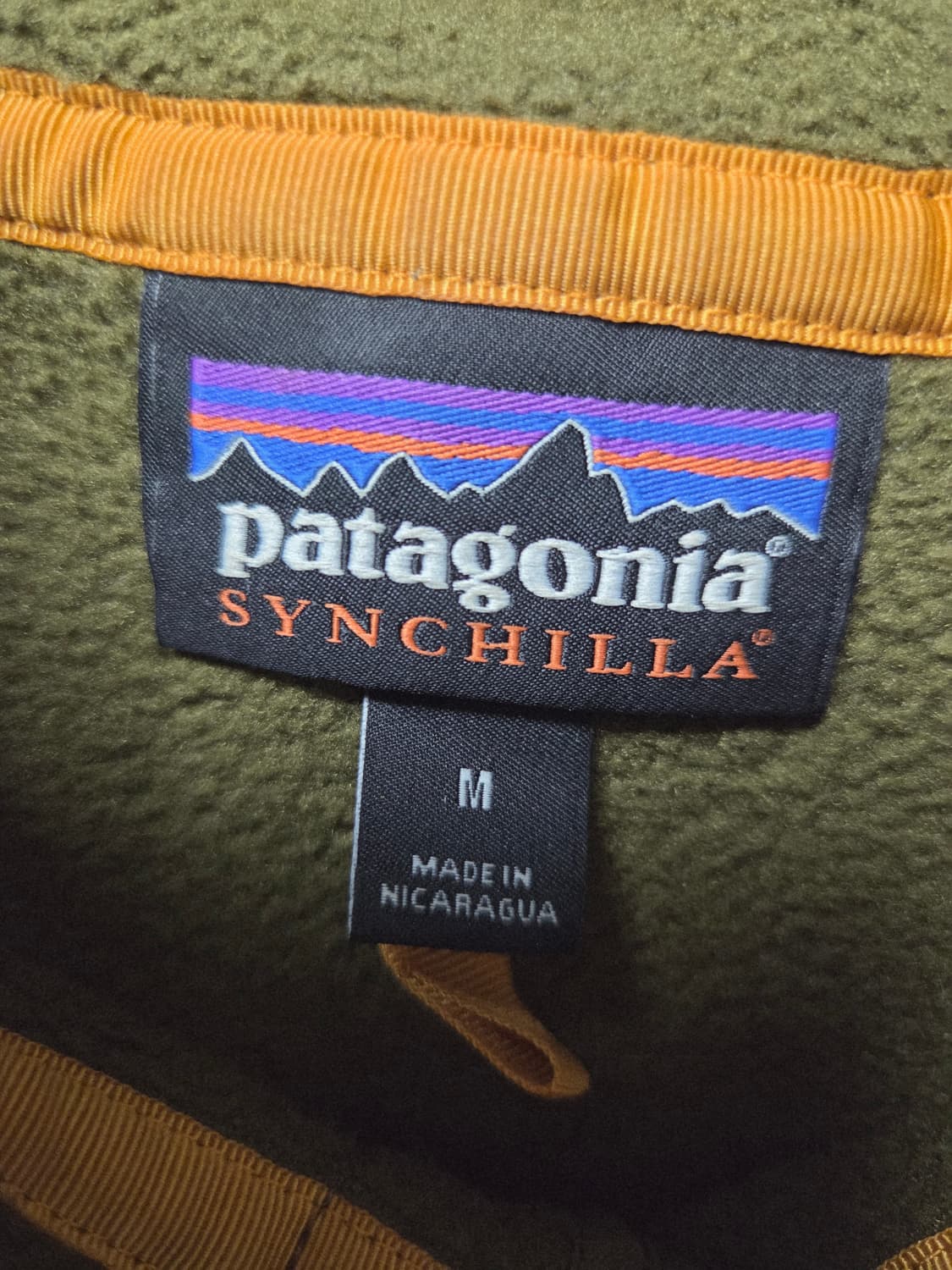 파타고니아 신칠라 헤비 올리브 카키 M 상품이미지2