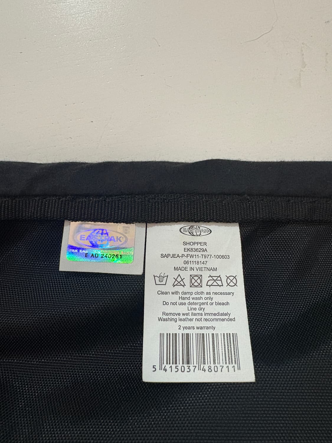 TTF✳️2011FW 크리스반아쉐 x 이스트팩 키링 숄더백 상품이미지6